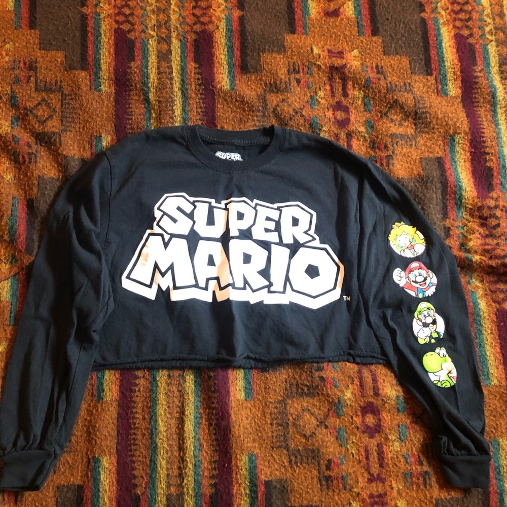 Super Mario crop top